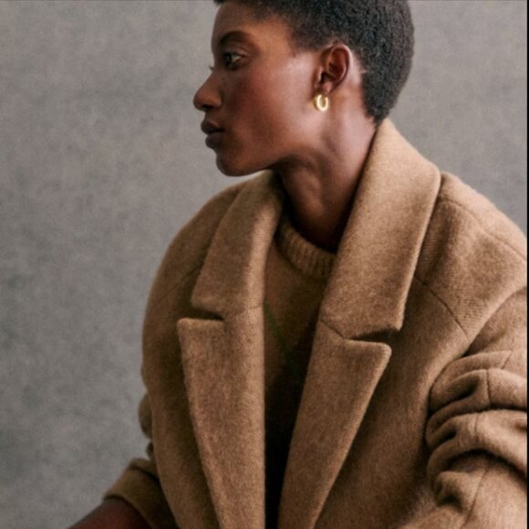 Sezane Andrew Coat - Hazelnut, Size 2, EU 34 - Picture 3 of 7